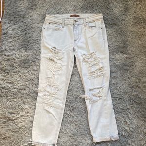 Joe’s boyfriend ripped jeans